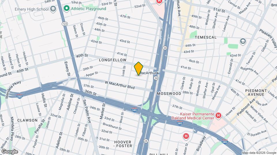 700 Apgar St Map and Location Details