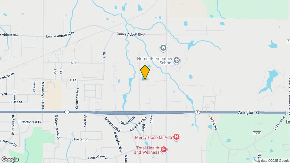 1109 Emily Ln Map and Location Details