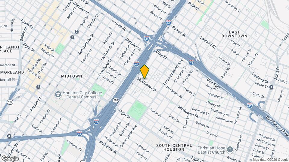 2111 McGowen St Mapa y Detalles de la Ubicación
