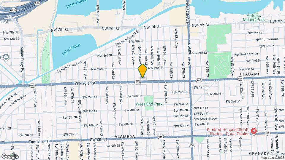 6083 W Flagler St Map and Location Details