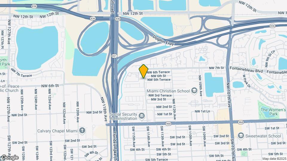 580 NW 114th Ave Map and Location Details