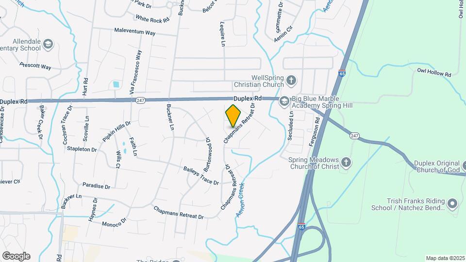 1223 Chapmans Retreat Dr Map and Location Details