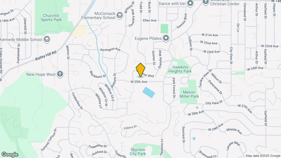 3471 W 25th Ave Map and Location Details