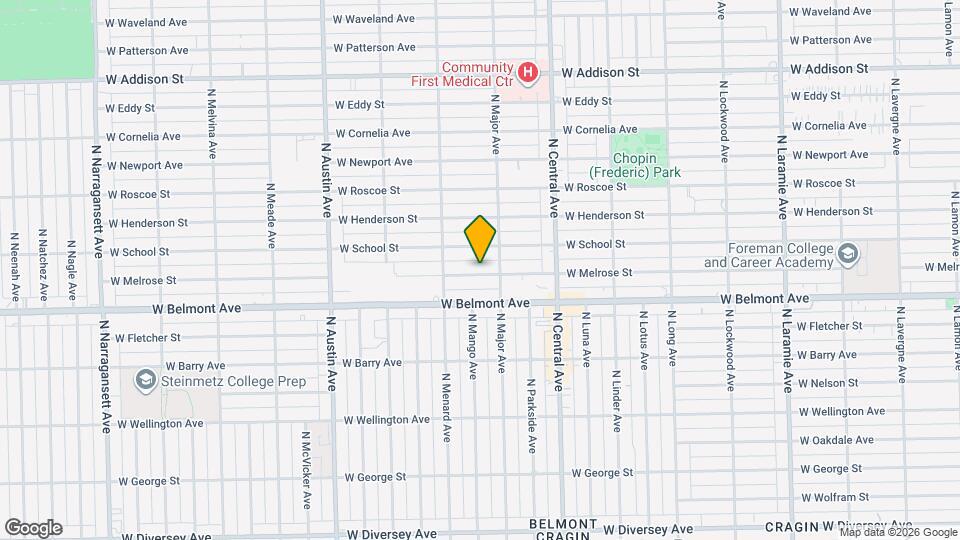 5718 W Melrose St Map and Location Details