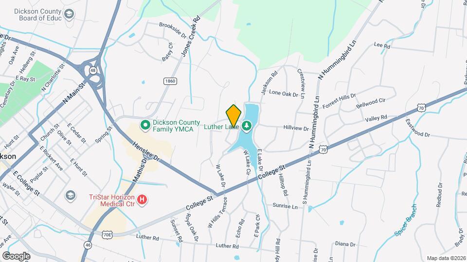 205 W Lake Dr Map and Location Details