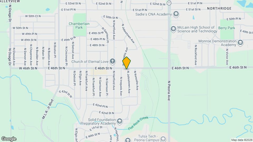 4546 N Johnstown Ave Mapa y Detalles de la Ubicación