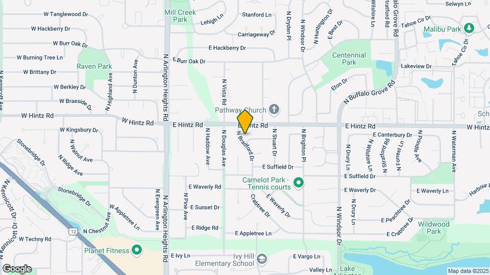 2653 N Bradford Dr Map and Location Details