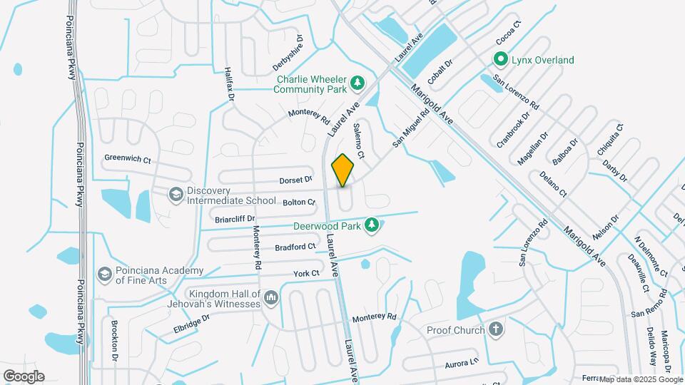 800 Palermo Ct Mapa y Detalles de la Ubicación