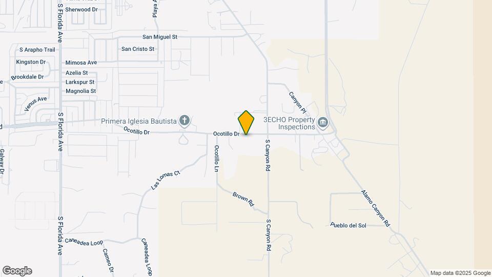 1940 Ocotillo Dr Map and Location Details