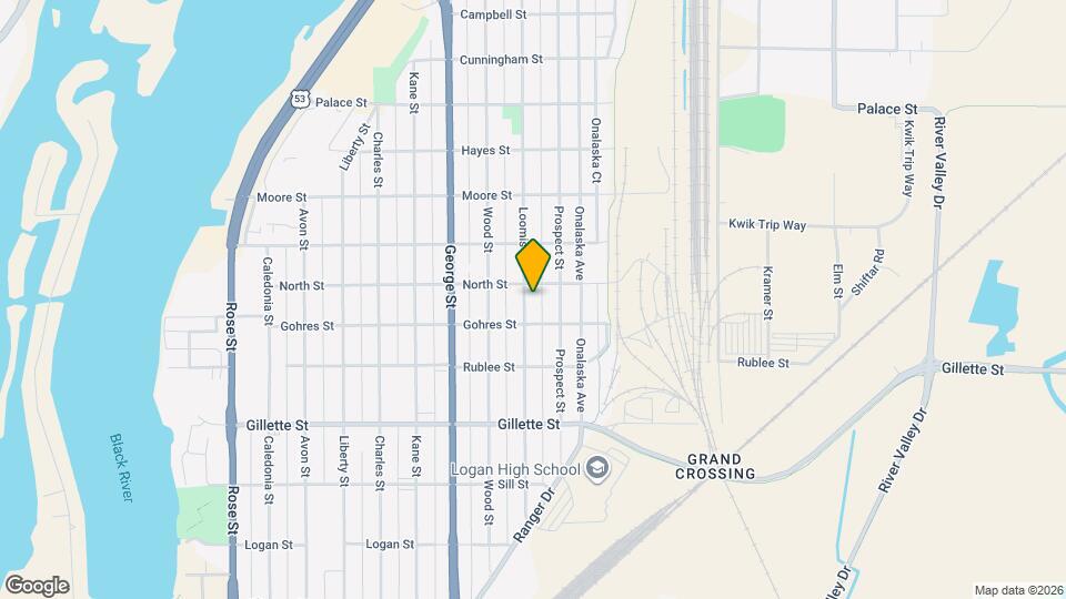 1820 Loomis St Map and Location Details