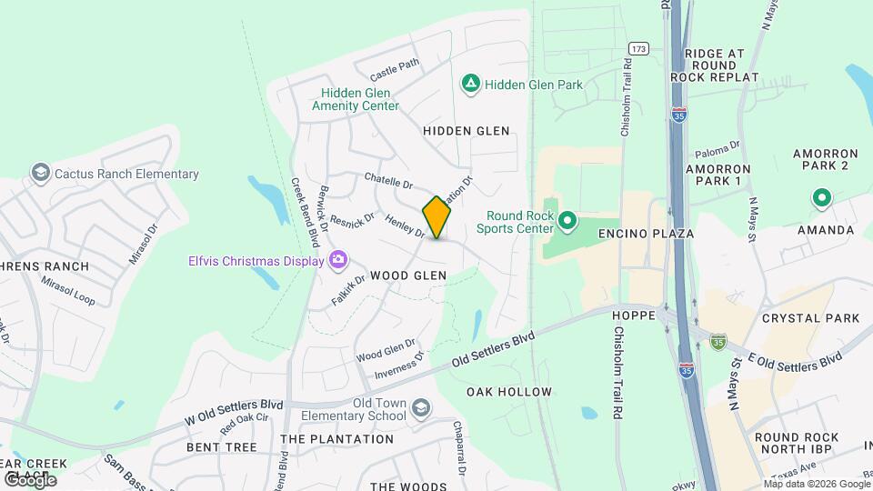 2643 Henley Dr Map and Location Details