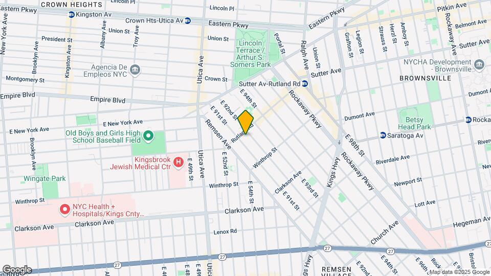 950 Rutland Rd Map and Location Details