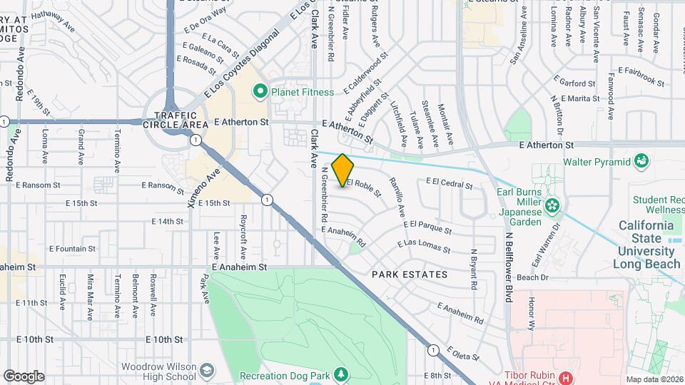 5147 E Los Flores St Map and Location Details