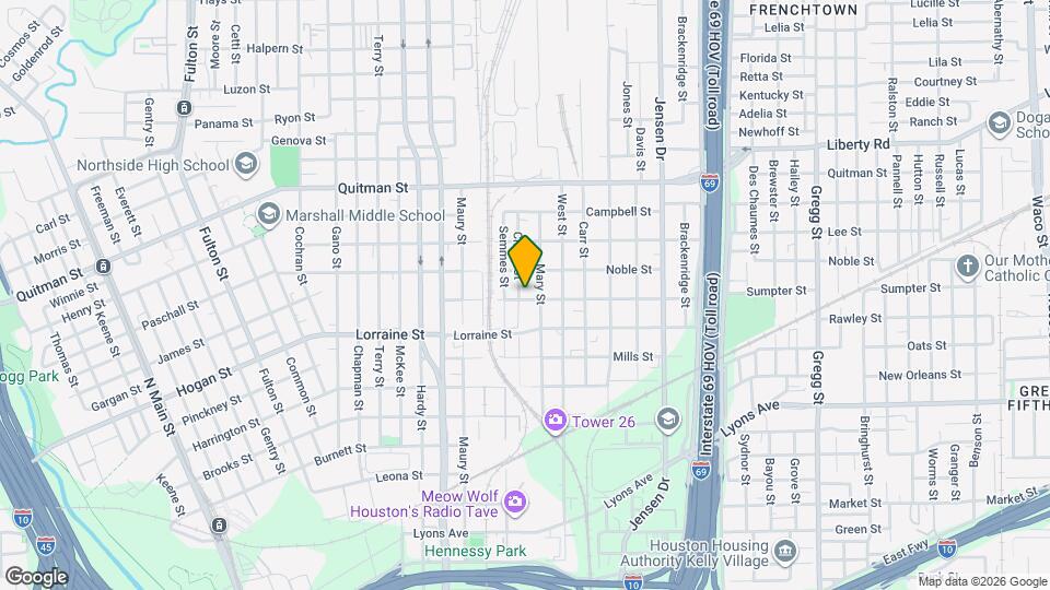 2205 Sumpter St Map and Location Details