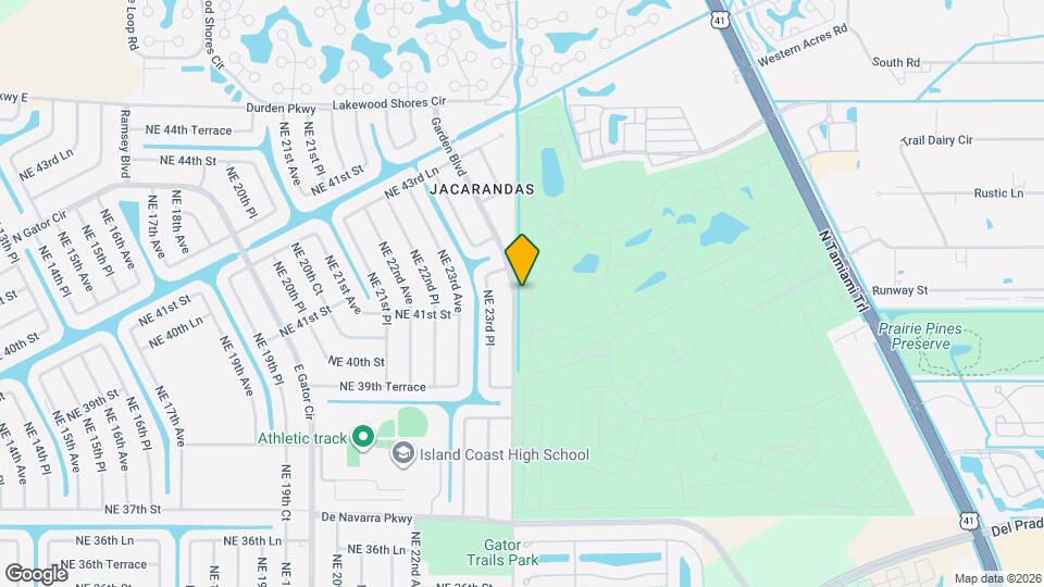 4149 Via Aragon Map and Location Details