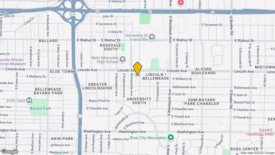 621 S Rotherwood Ave Map and Location Details