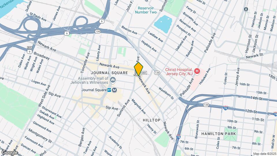 651 Newark Ave-Unit -2 Map and Location Details