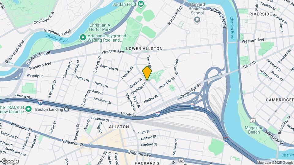 285 N Harvard St, Unit 1 Map and Location Details