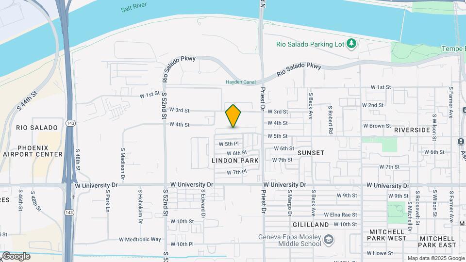 1520 W 5th St Map and Location Details