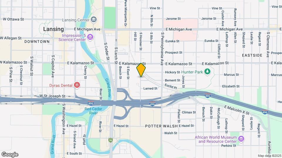 515 S Hosmer St Map and Location Details