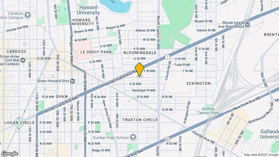1819 1st St NW Map and Location Details
