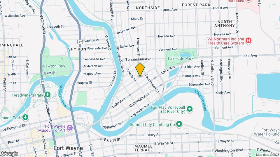 1120 Rivermet Ave Map and Location Details