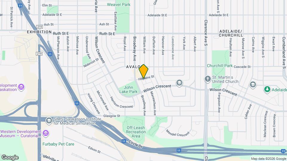 602 Hopkins St Map and Location Details