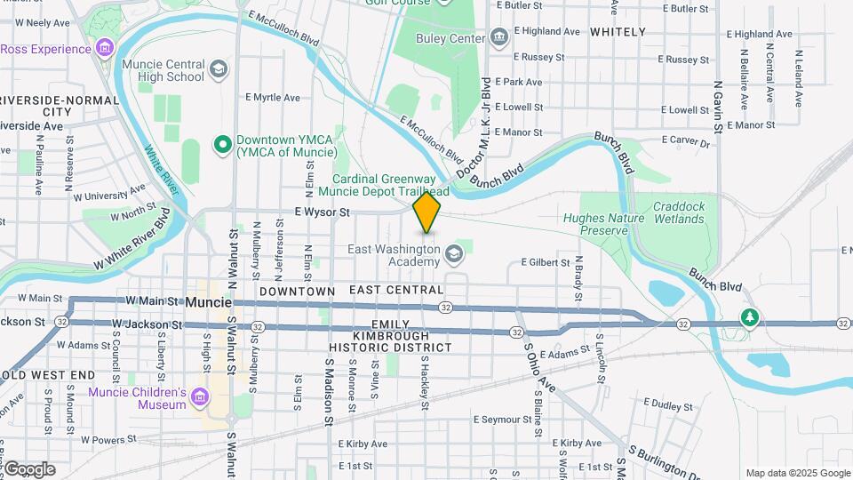 304 N Hackley St Map and Location Details