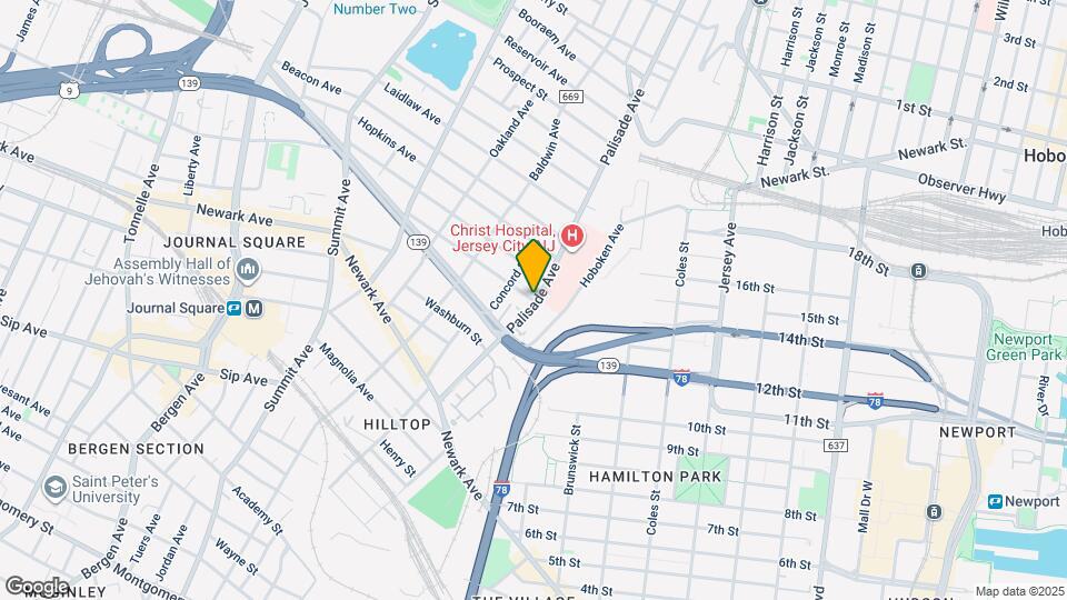 71 Palisade Ave Map and Location Details