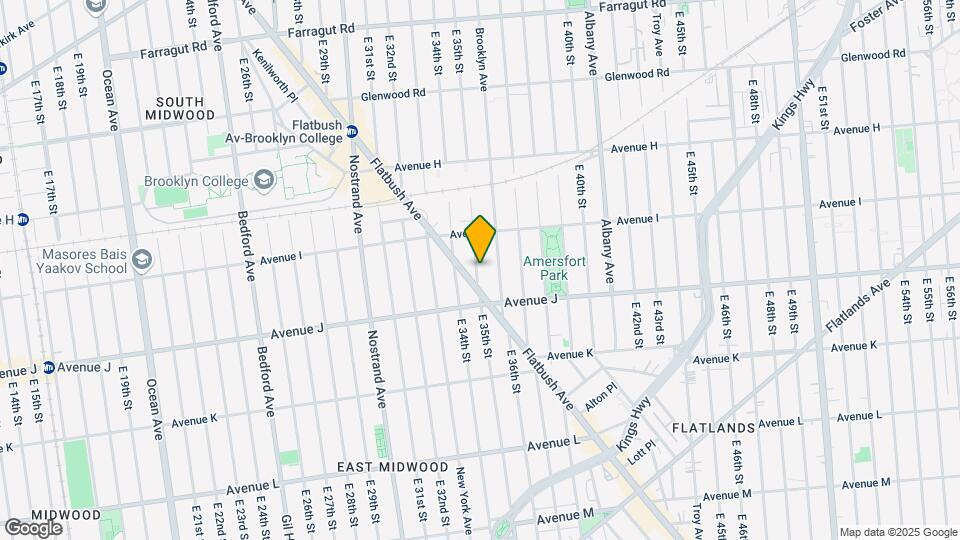1075 E 35th St Map and Location Details