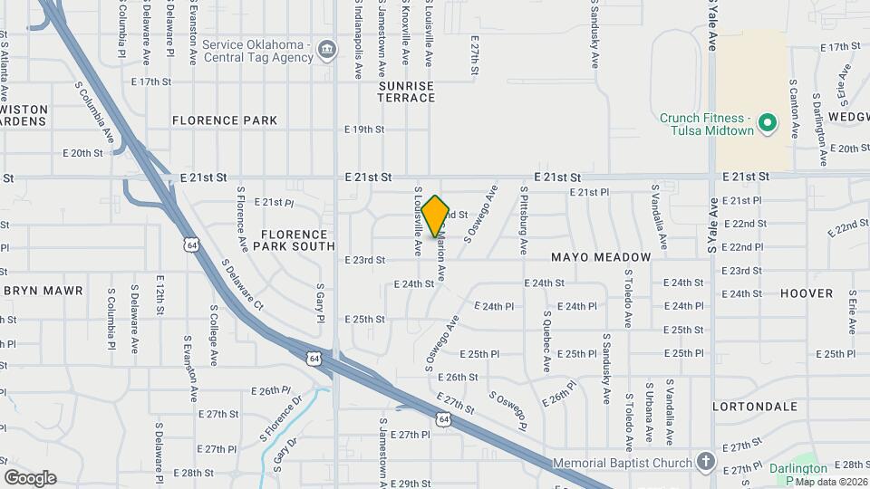 2232 S Marion Ave Map and Location Details