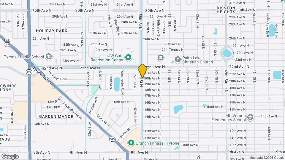 5758 20th Ave N Mapa y Detalles de la Ubicación