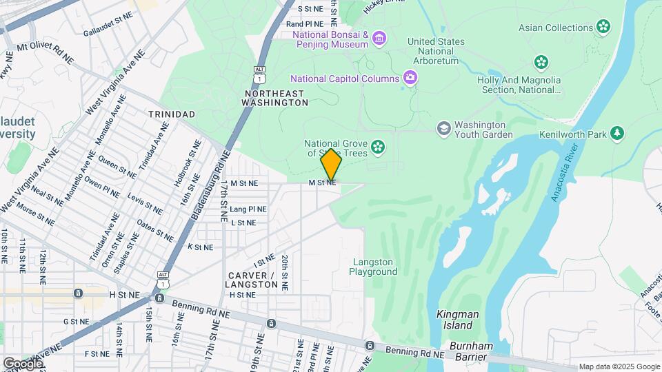2221 M St NE, Unit 302 Map and Location Details