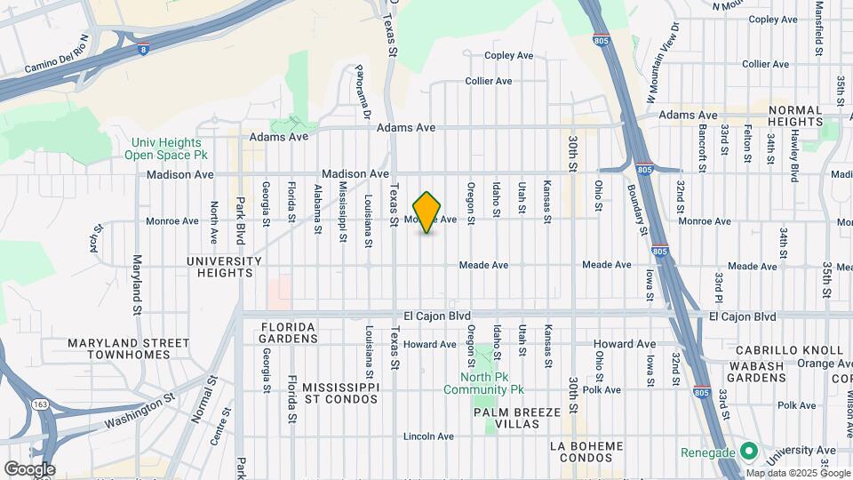 4453 Arizona St Map and Location Details
