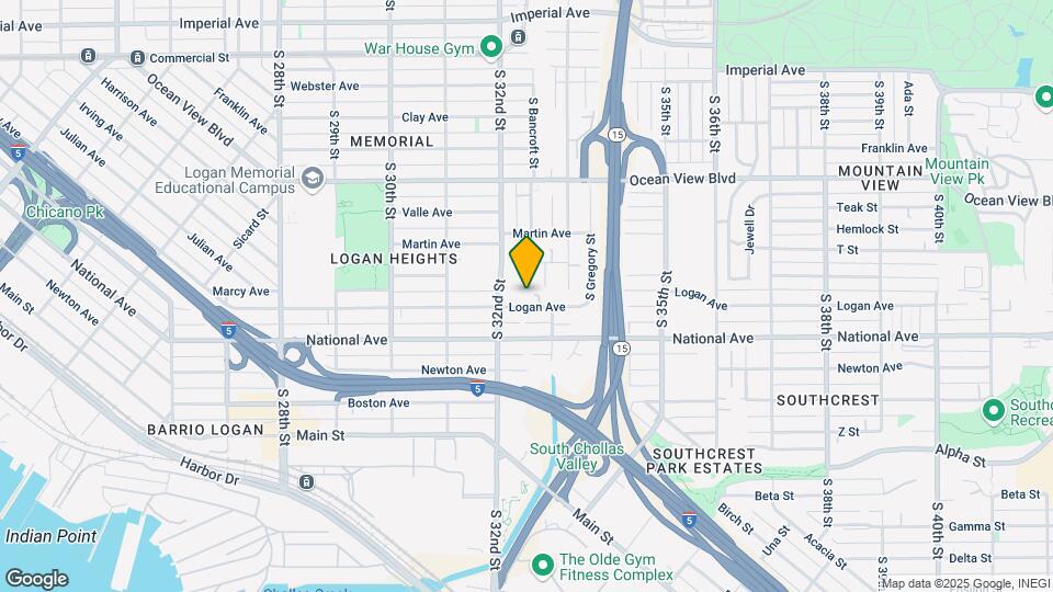 3254 Logan Ave Map and Location Details