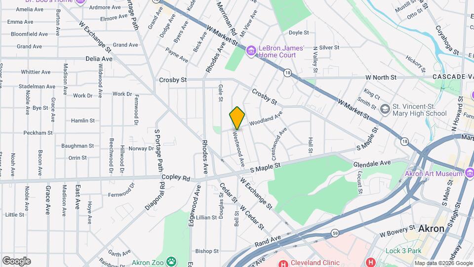 203 Westwood Ave Map and Location Details