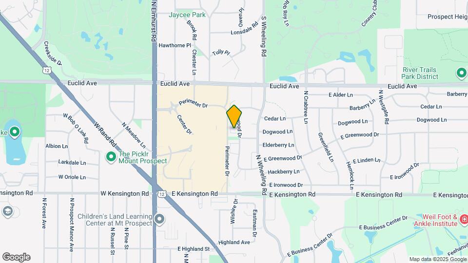 1122 N Boxwood Dr Map and Location Details