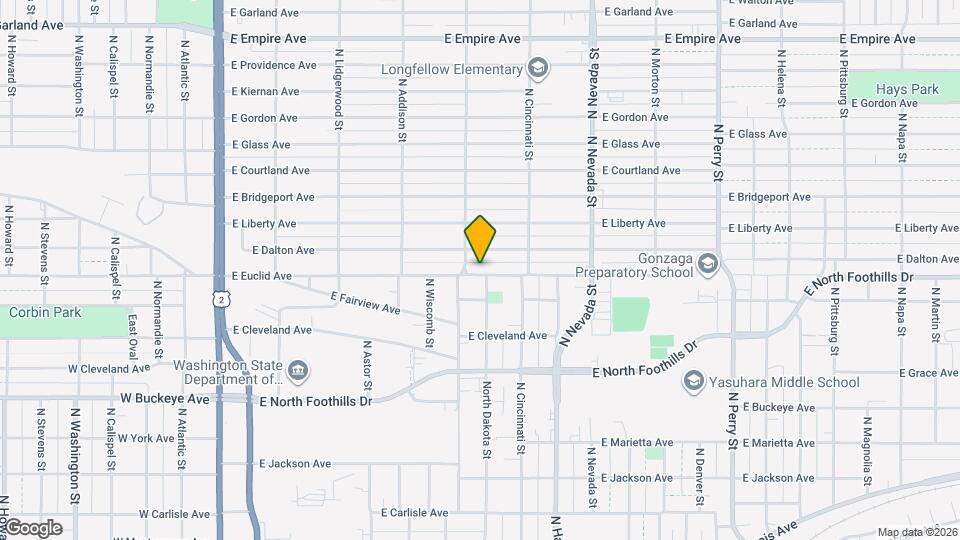 609 E Euclid Ave, Unit Euclid Mapa y Detalles de la Ubicación