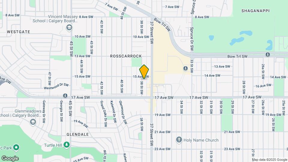 1606 38 St SW Map and Location Details