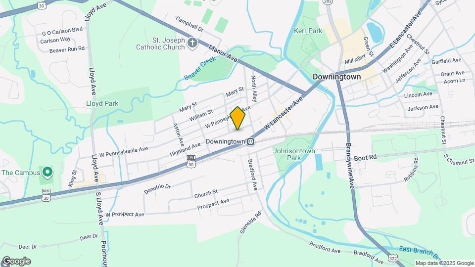 226 Highland Ave Map and Location Details