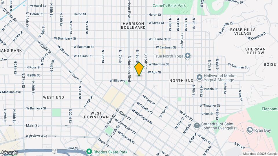 904 N 16th St Map and Location Details