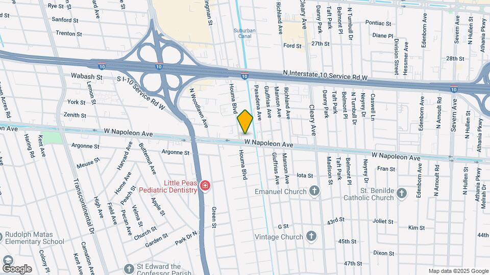 2201 Houma Blvd, Unit 303 Map and Location Details