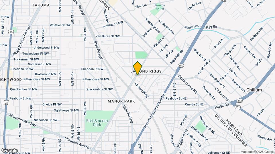 6145-6149 Kansas Ave NE Map and Location Details