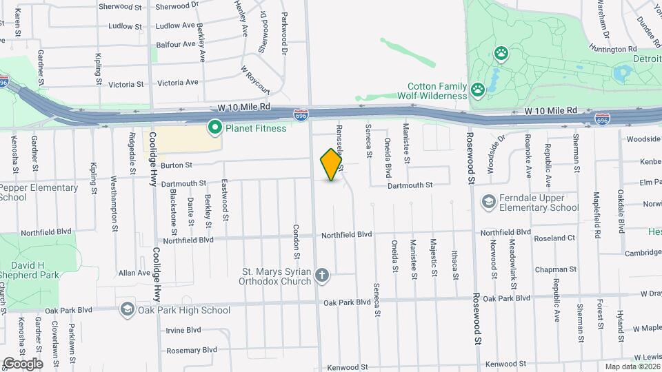 Village Green Townhomes Map and Location Details