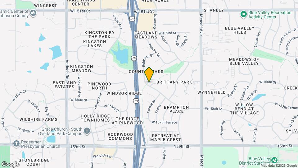 7722 W 155th St Map and Location Details