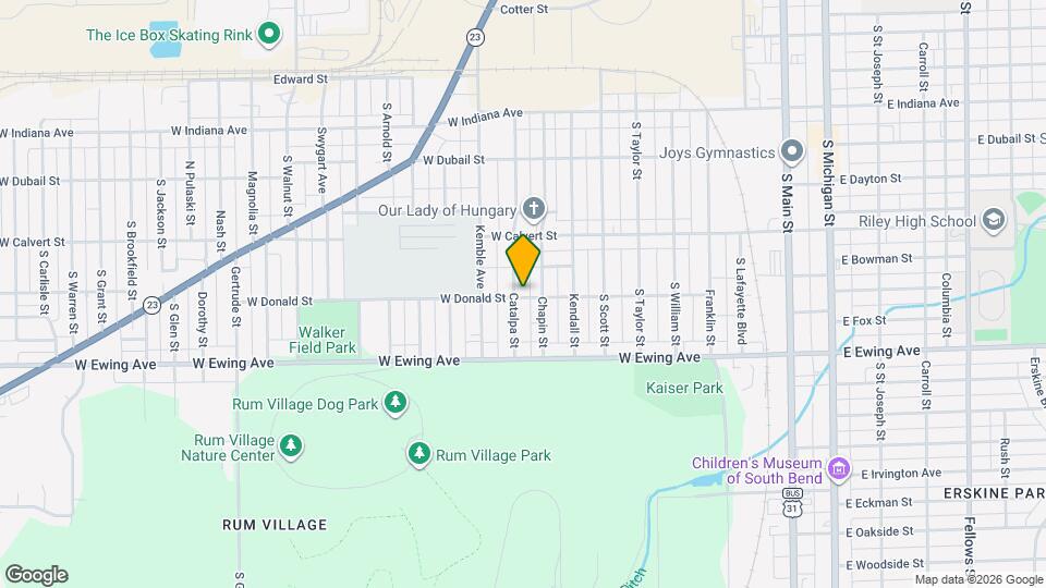 2022 Catalpa St Mapa y Detalles de la Ubicación