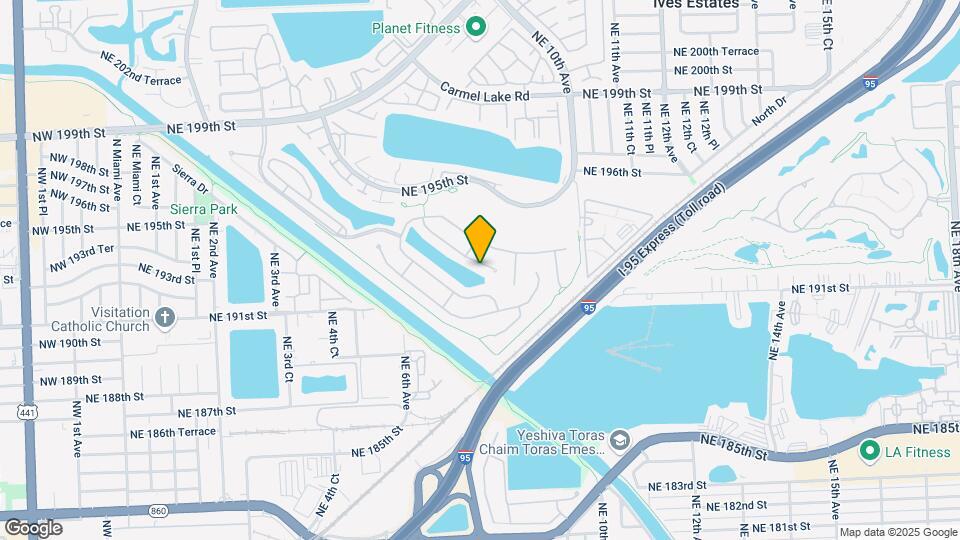 740 NE 193rd St Map and Location Details