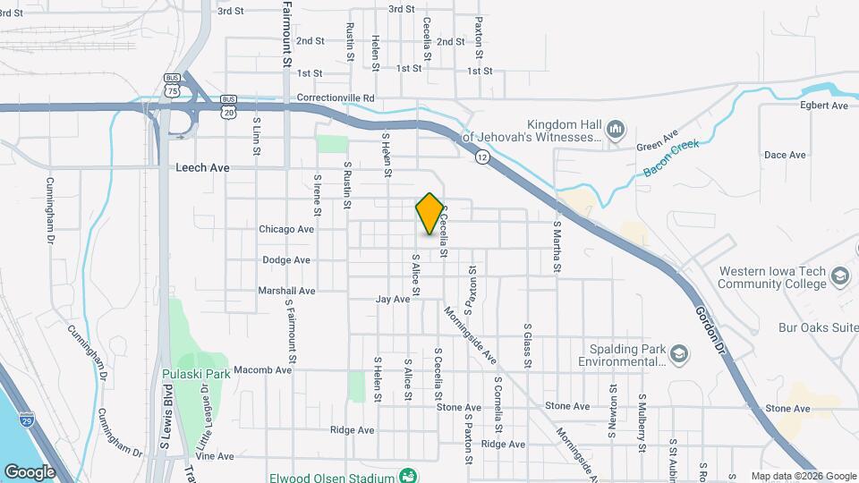 3103 Dodge Ave, Unit Duplex Upstairs Apartment Map and Location Details