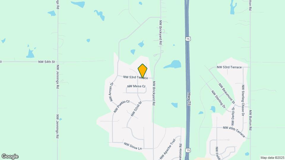 4335 NW 53rd Terrace Map and Location Details