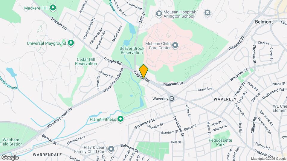 622 Trapelo Rd Map and Location Details